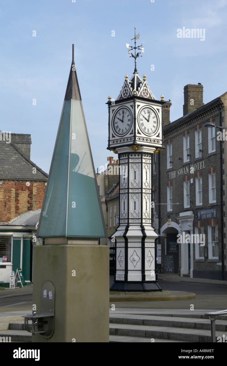 The town clock in downham market hires stock photography and images
