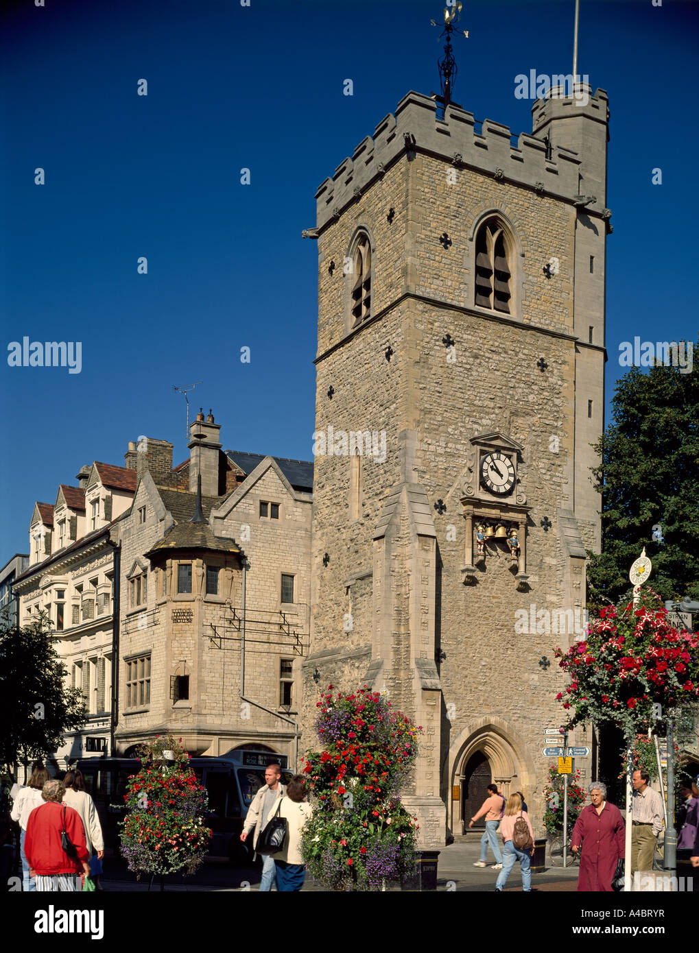 Carfax Tower Oxford Oxfordshire England UK Stock Photo