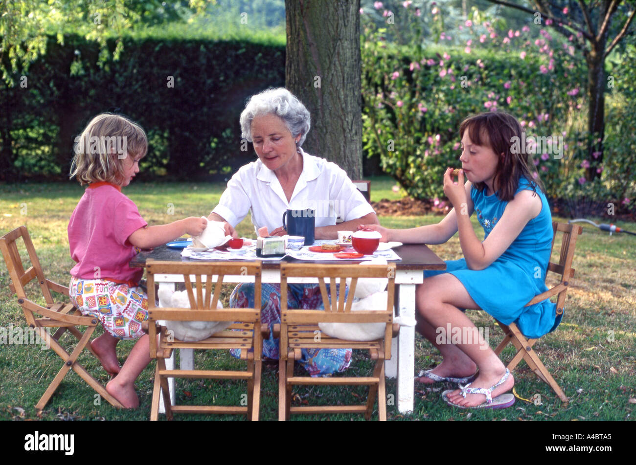 Children's Tea Party Stock Photo - Alamy