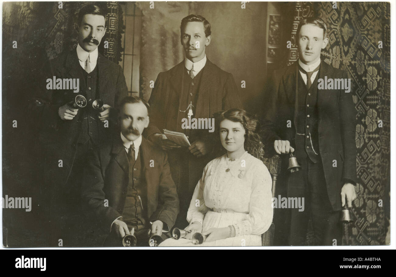 Royal Handbell Ringers Stock Photo Alamy