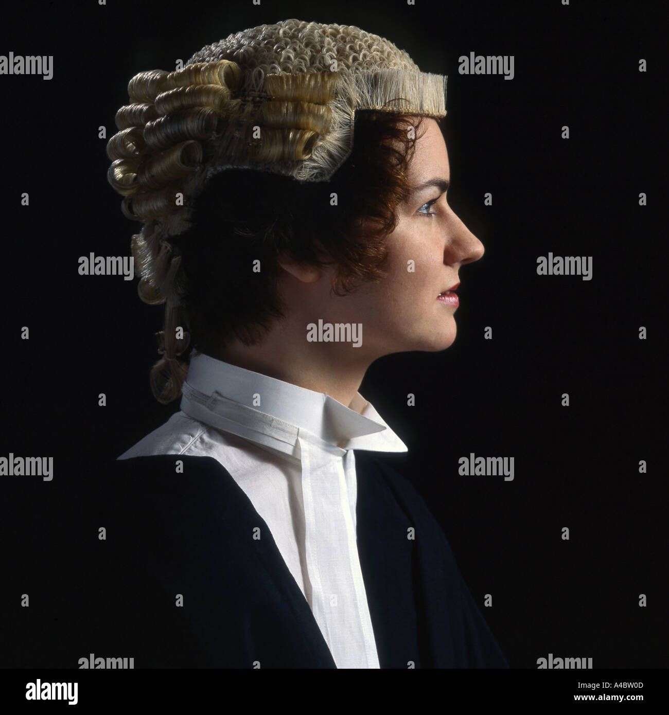 Lady Barrister at Law Stock Photo