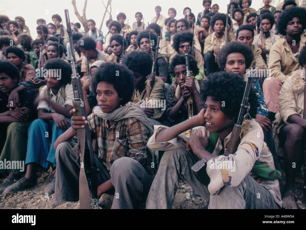 ethiopia eritrea military eplf Stock Photo
