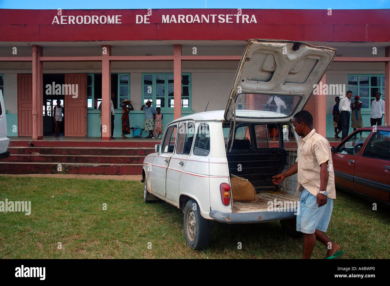 Maroantsetra airport northeastern Madagascar Stock Photo
