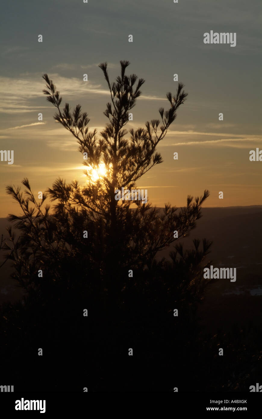 Mount Tom State Reservation in Holyoke, Massachusetts USA,