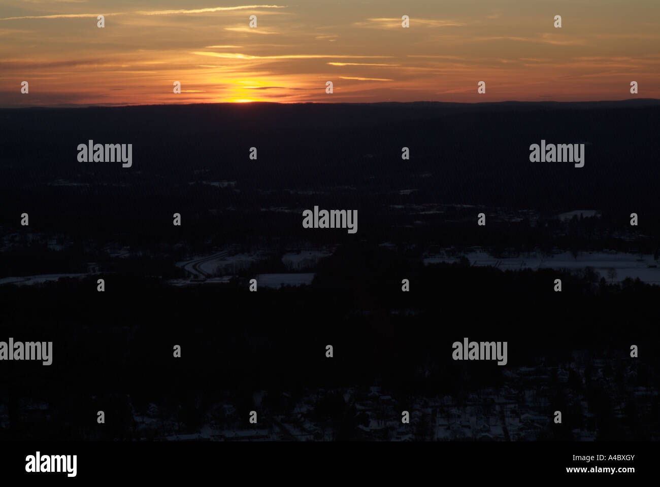 Mount Tom State Reservation in Holyoke, Massachusetts USA,