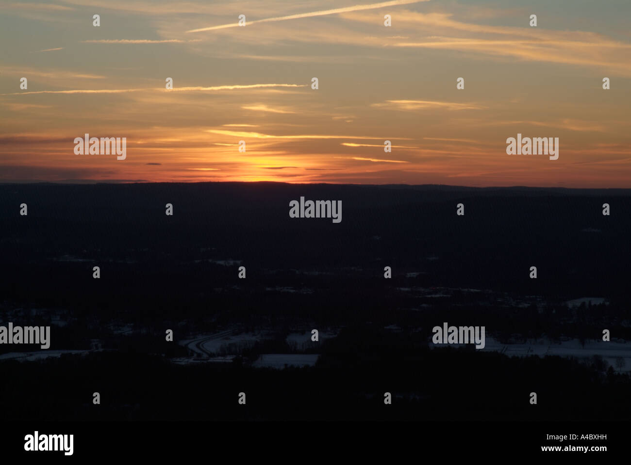 Mount Tom State Reservation in Holyoke, Massachusetts USA,