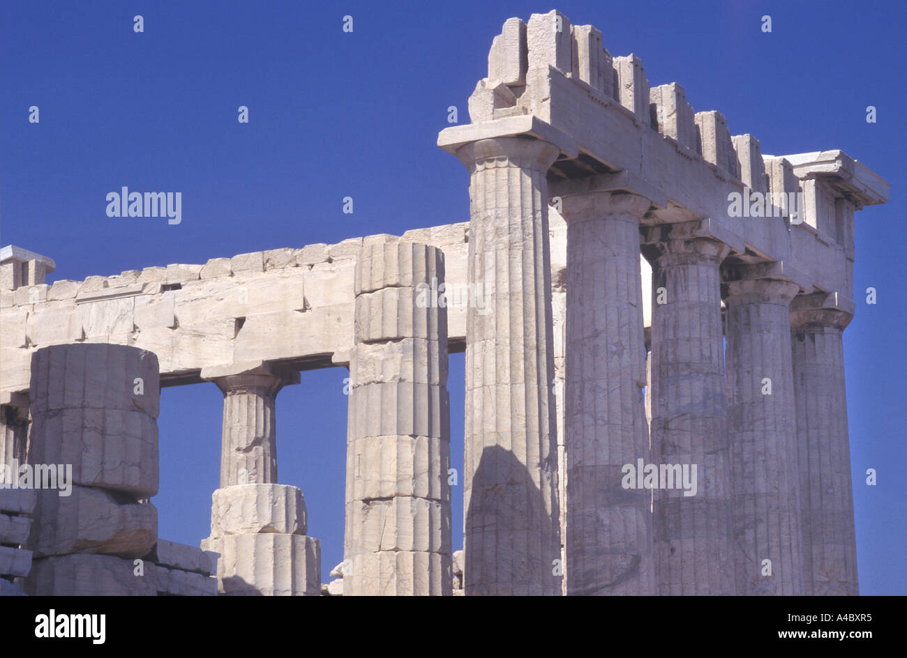 CORNER CONTRACTION, ATHENS GREECE Stock Photo