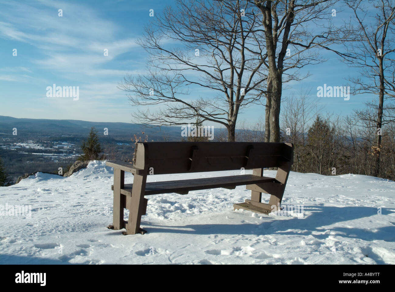 Mount Tom State Reservation in Holyoke, Massachusetts USA