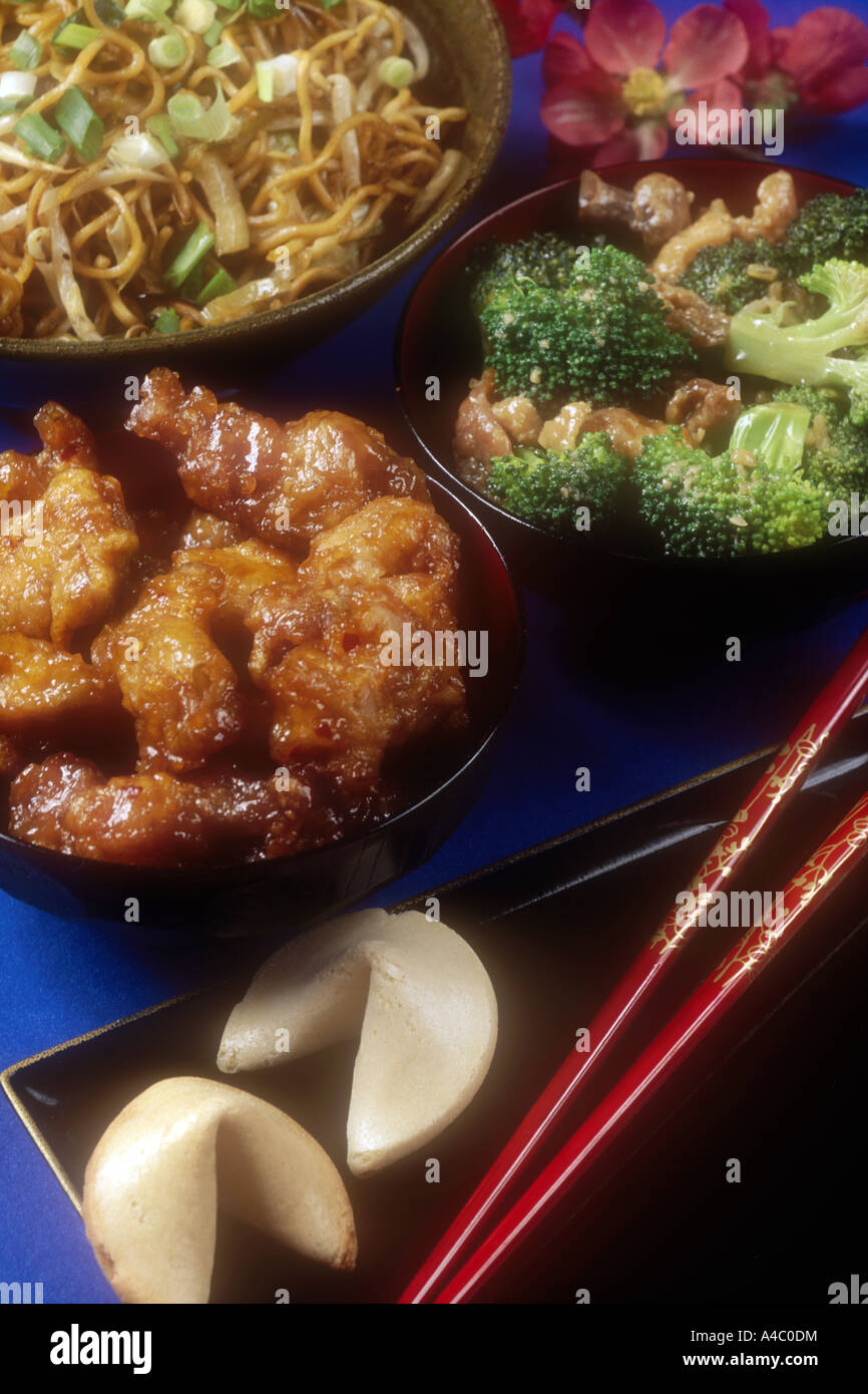 Chinese takeout food Stock Photo Alamy
