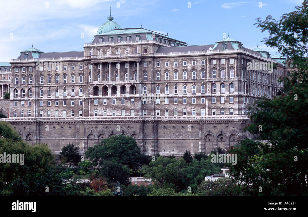 Buda Castle Royal Palace Budapest Hungary Stock Photo - Alamy