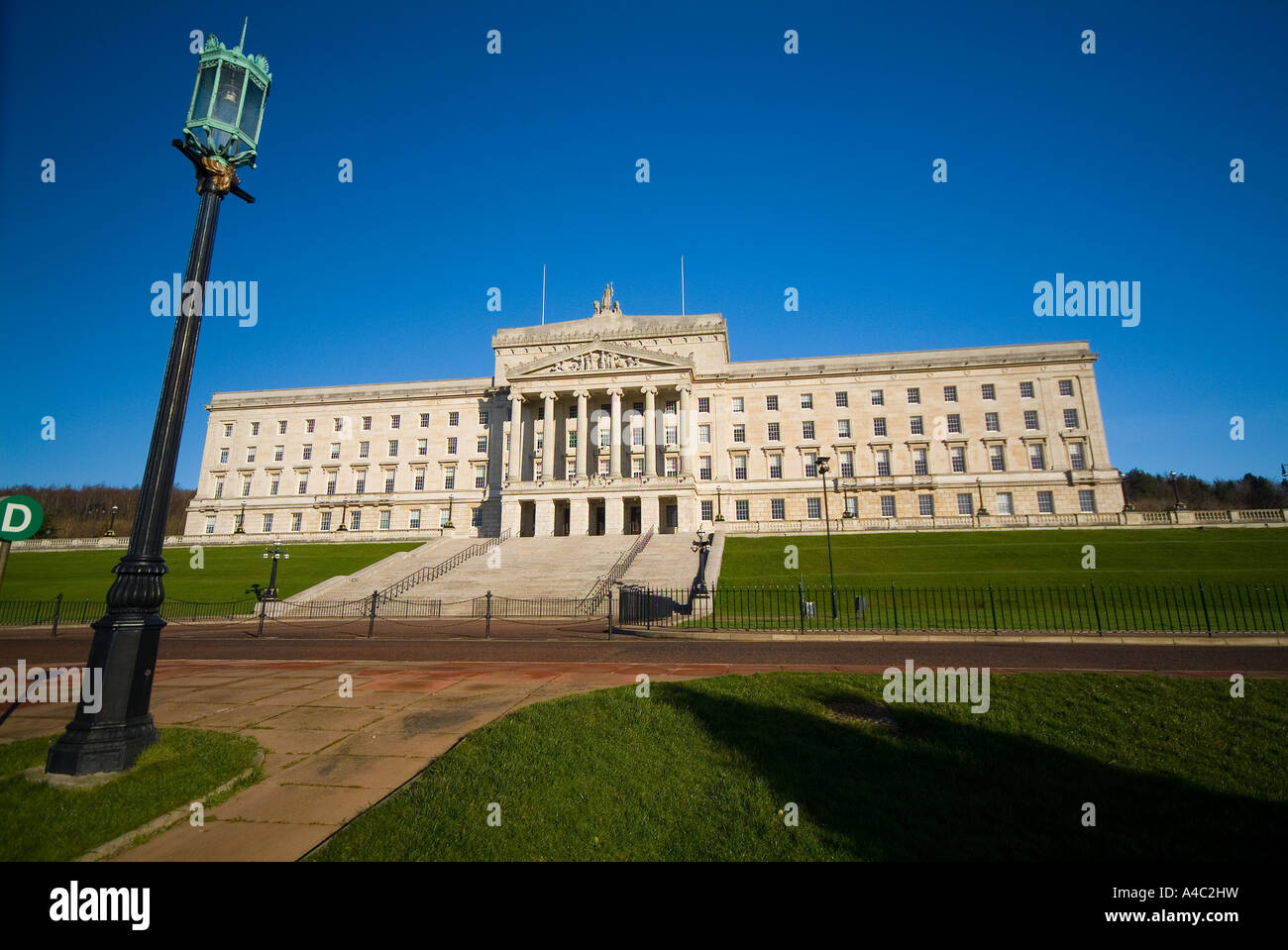 Stormont Belfast seat of Northern Ireland assembly Stock Photo
