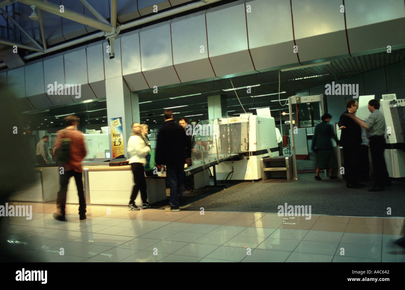 Security X Ray machines at airport Stock Photo Alamy