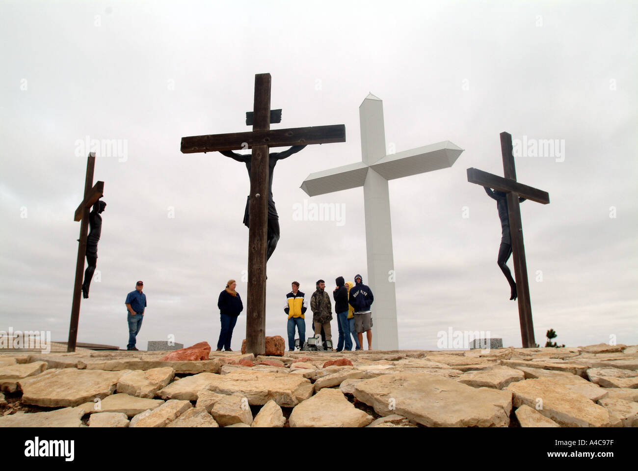The Largest cross in the western hemisphere is located in Groom Texas along historic Route 66