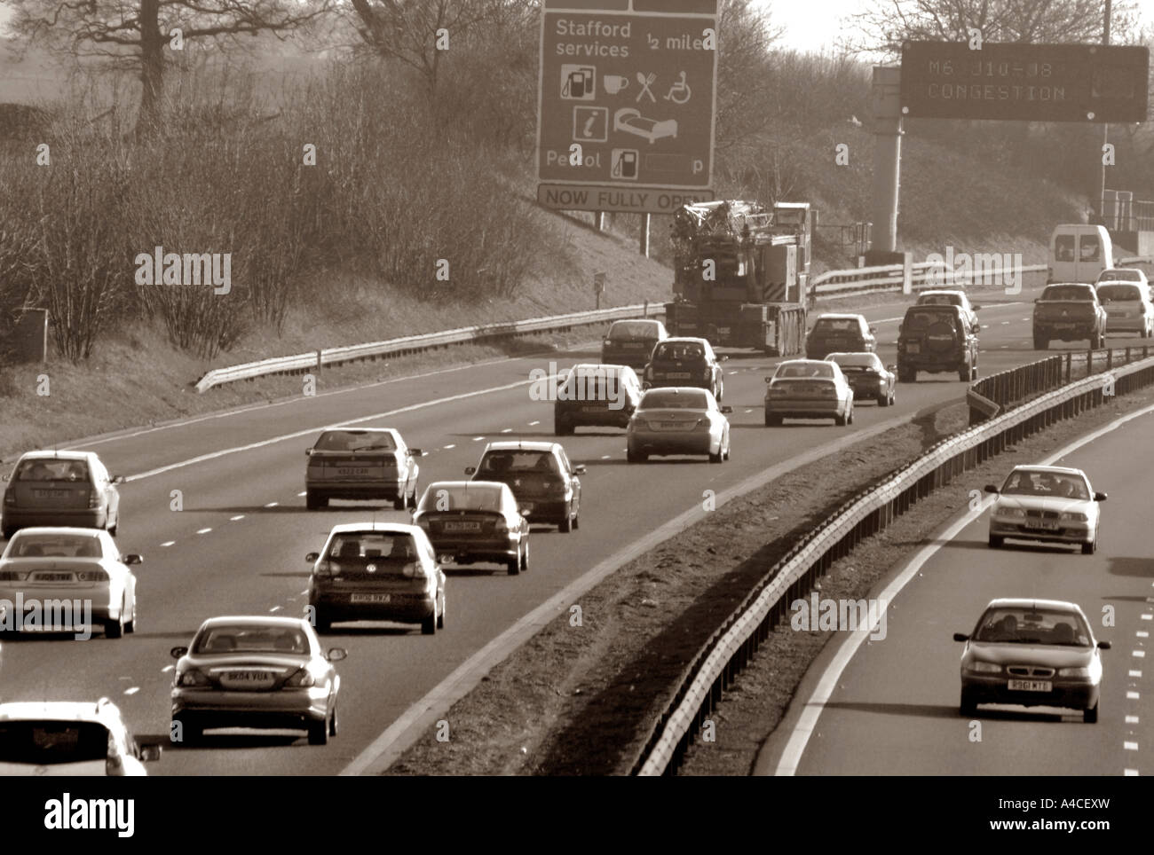 North bound m6 motorway hi-res stock photography and images - Alamy