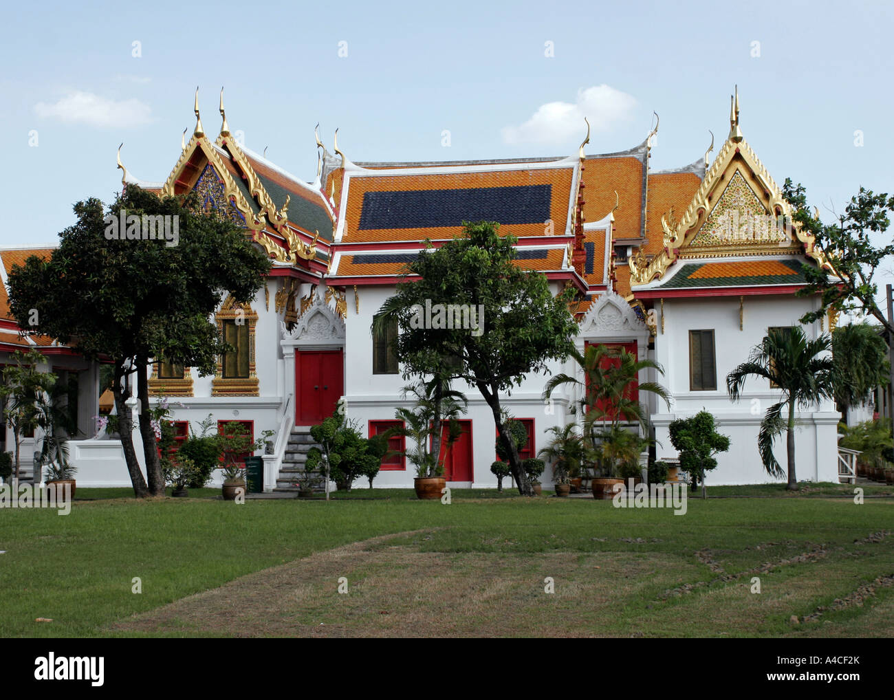Wat Benchamabophit - The Marble Temple in Bangkok Thailand Stock Photo ...