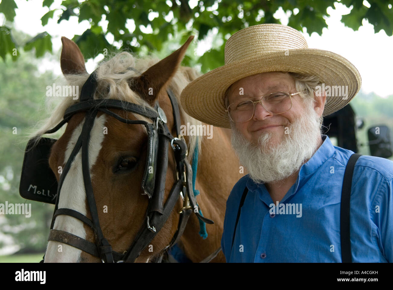 Jack Meyer, a member of the Bretherin faith Stock Photo - Alamy