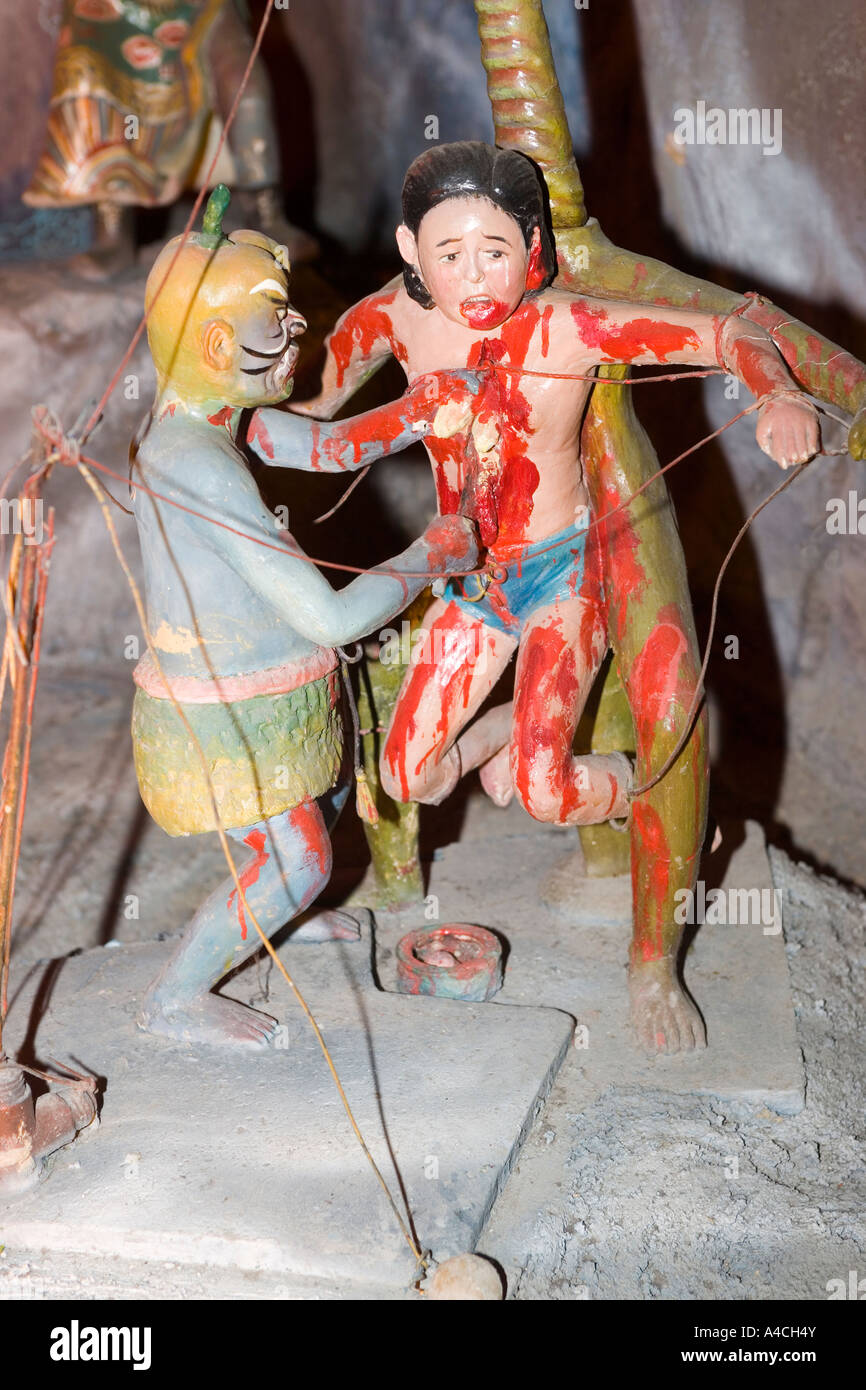 10 Courts of Hell Haw Par Villa Singapore Stock Photo Alamy