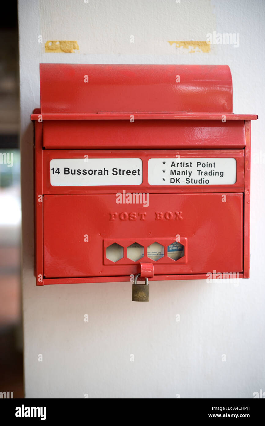 Mailbox Singapore Stock Photo 11007064 Alamy