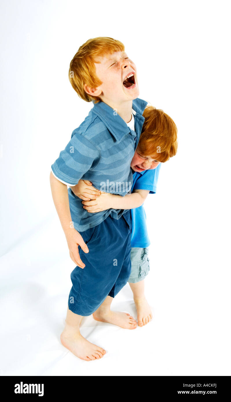 fight fighting boys Stock Photo - Alamy