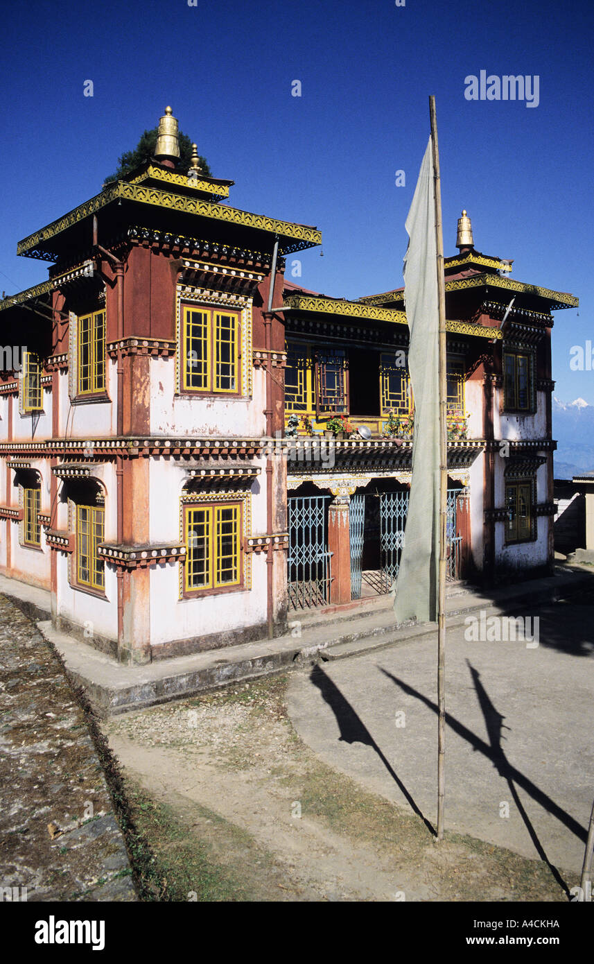 India Asia West Bengal Darjeeling Bhutia Busty Tibetan Monestery Stock Photo