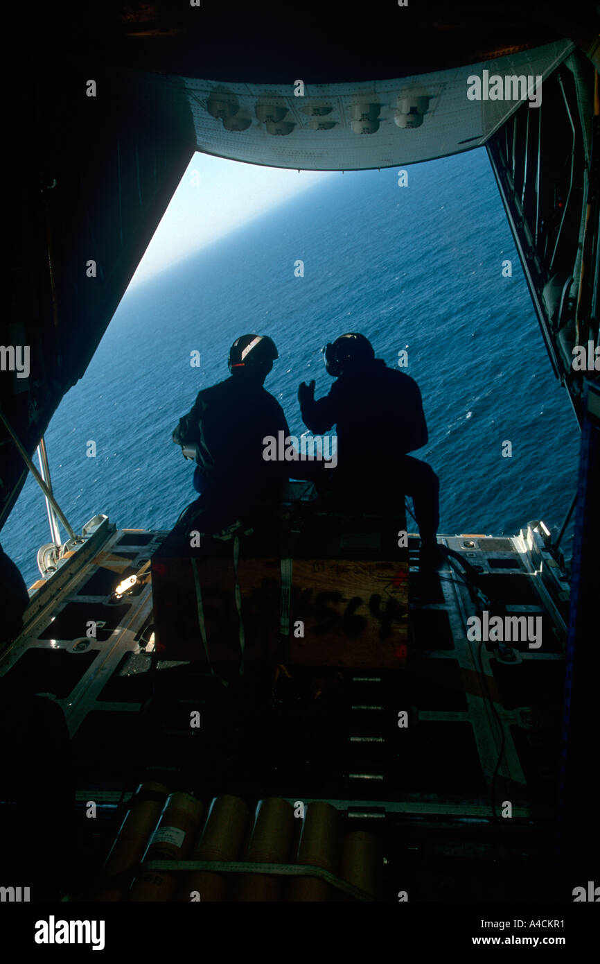 Uscga Ramp USCG crew of the International Ice Patrol on the loading ramp of the ...