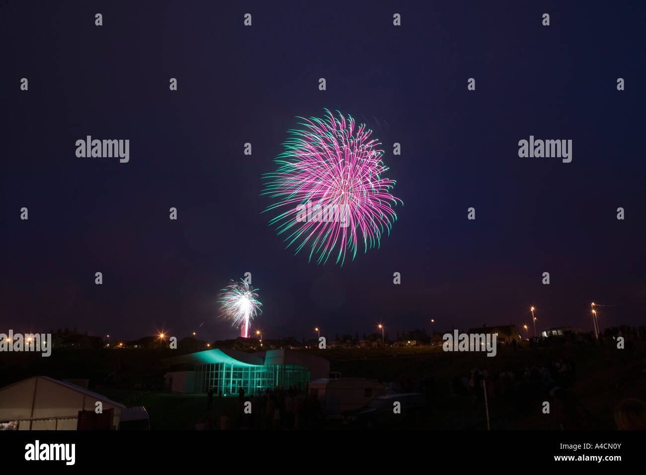 firework display Stock Photo