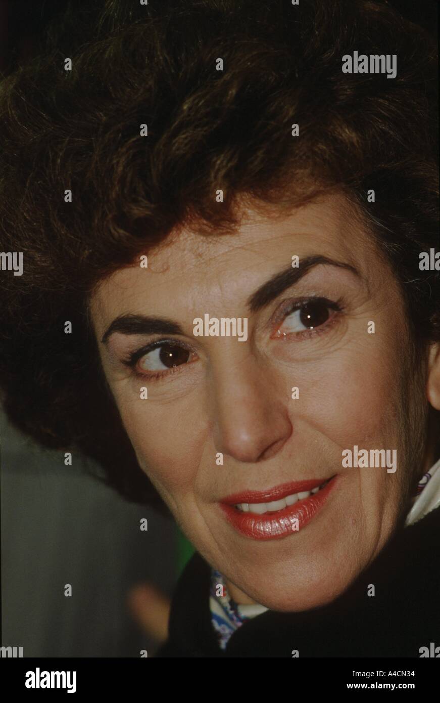 Portrait of Edwina Currie MP Stock Photo - Alamy