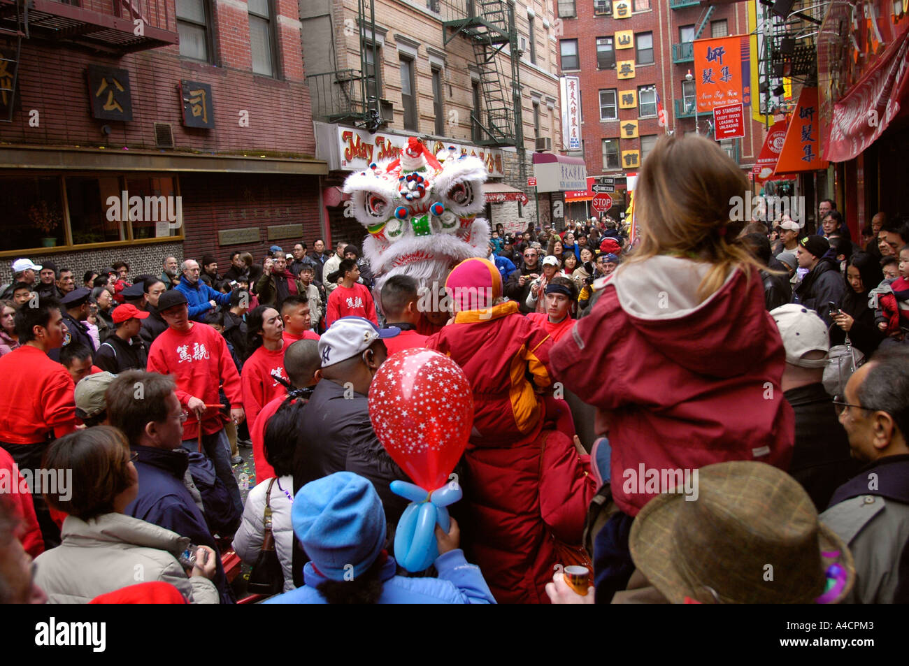 Chinese new Year in NYC Chinatown Stock Photo Alamy