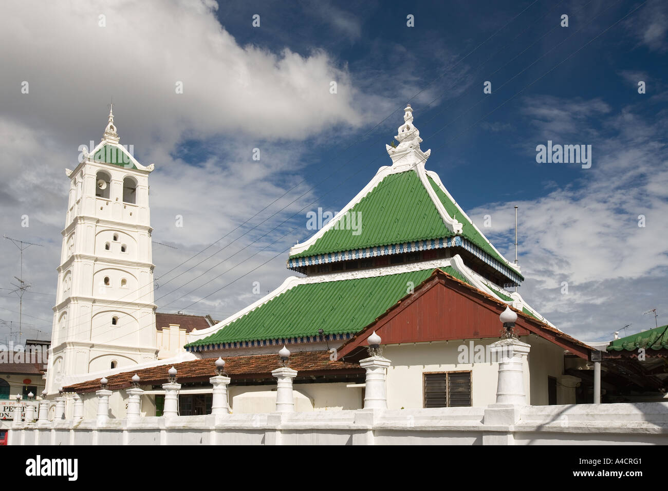 Malaysia Melaka Jalan Lakiu Kampung Klings Mosque Stock Photo