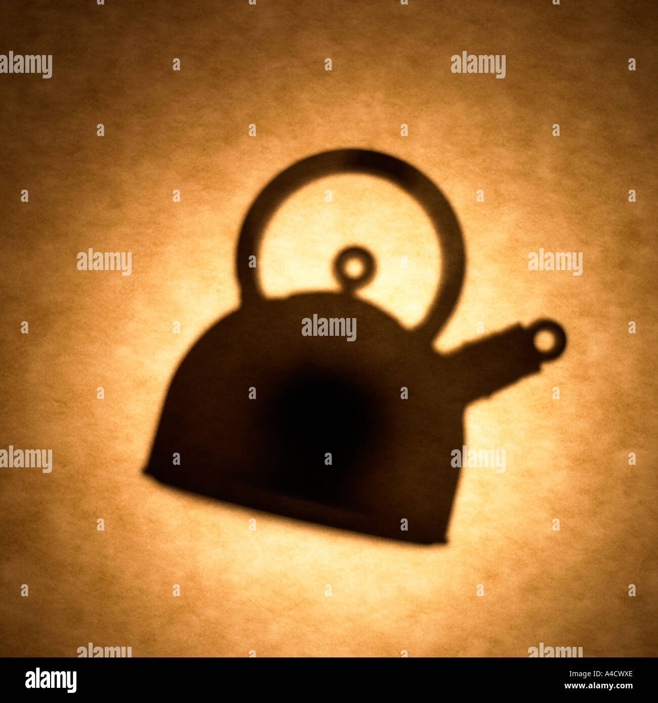Tea kettle silhouette Stock Photo Alamy