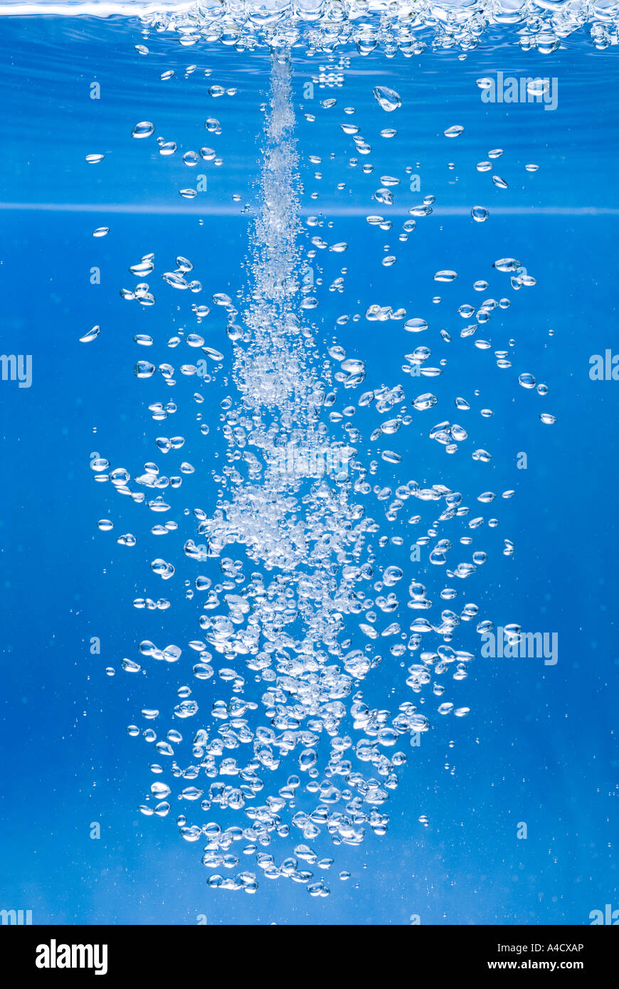 water jet produces many air bubbles Stock Photo Alamy