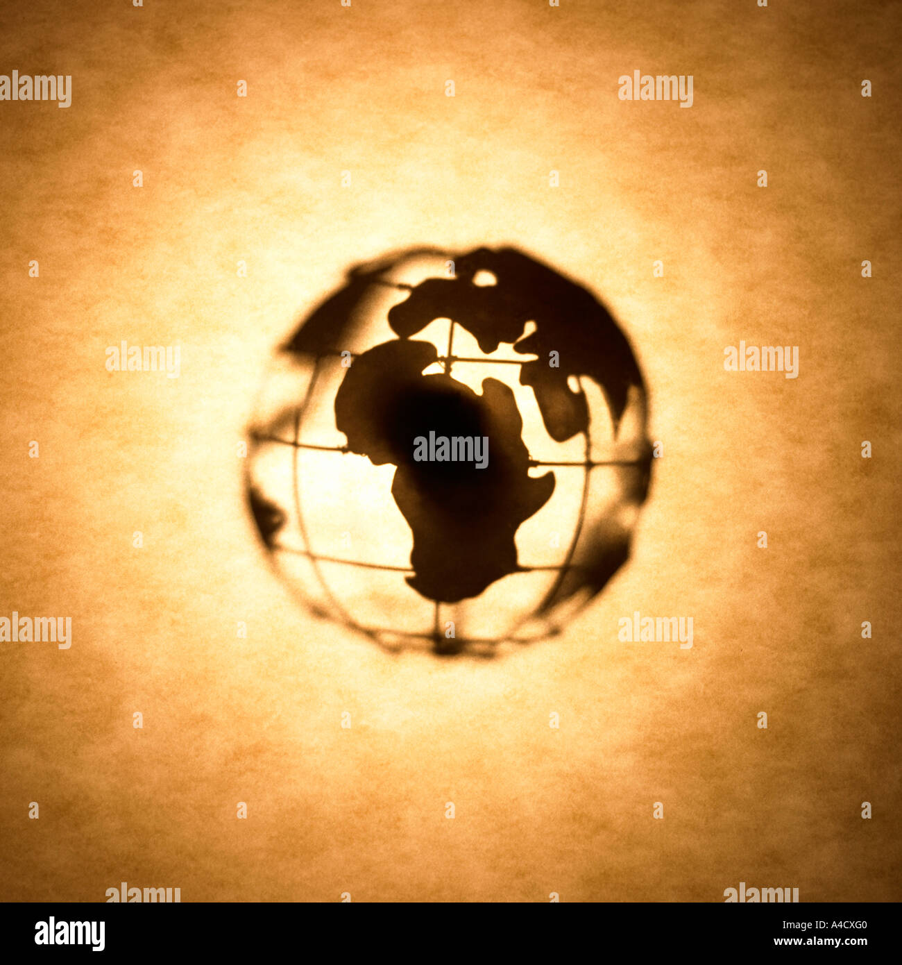 Globe Silhouette. Globe Earth Stock Photo