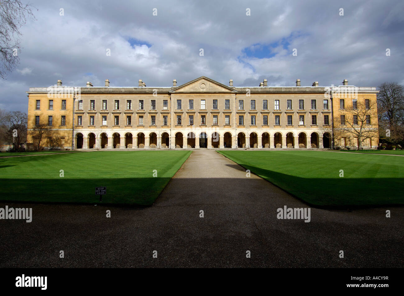 Magdalen College New Buildings Stock Photo Alamy