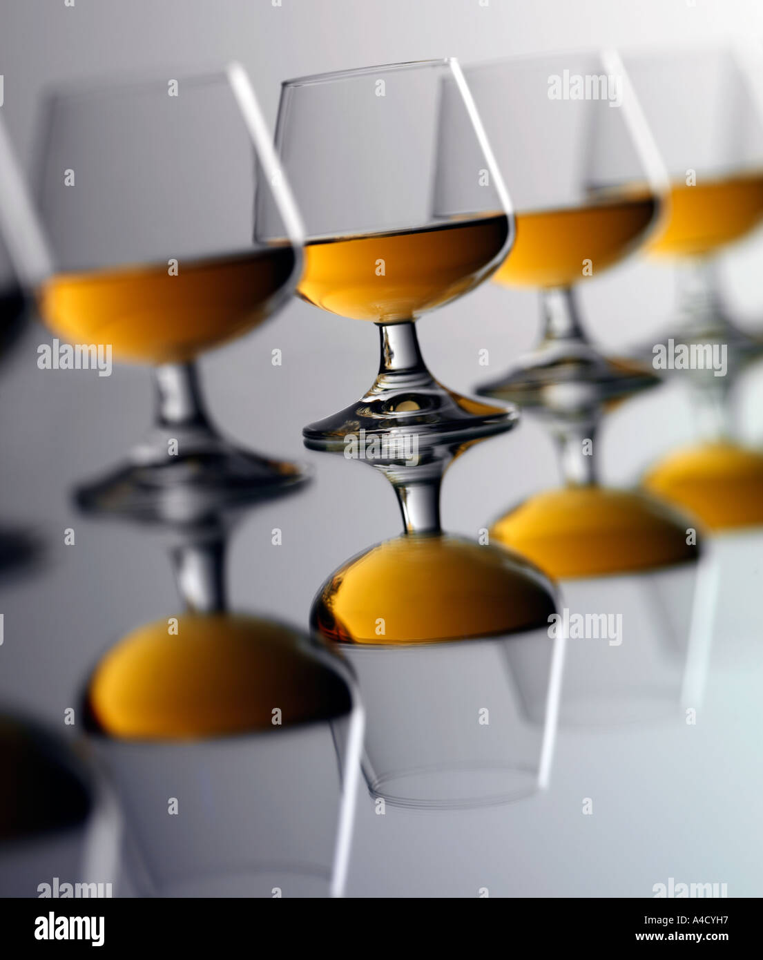 GLASSES OF BRANDY Stock Photo Alamy