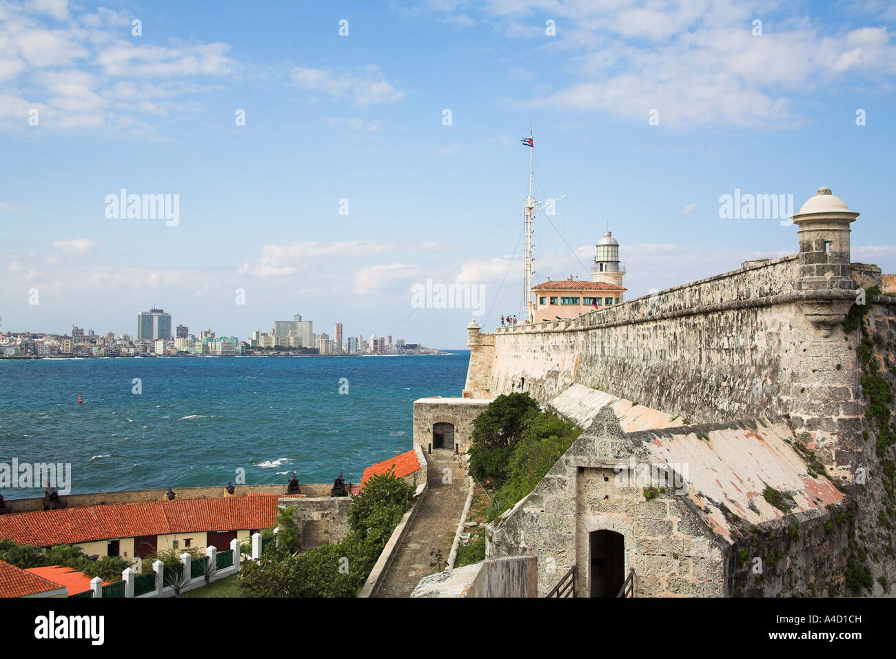 Cuba, Havana, the Morro-Cabana Military-Historical Site, Castillo de los  Tres Reyes Magos del Morro (a UNESCO Heritage Site Stock Photo - Alamy