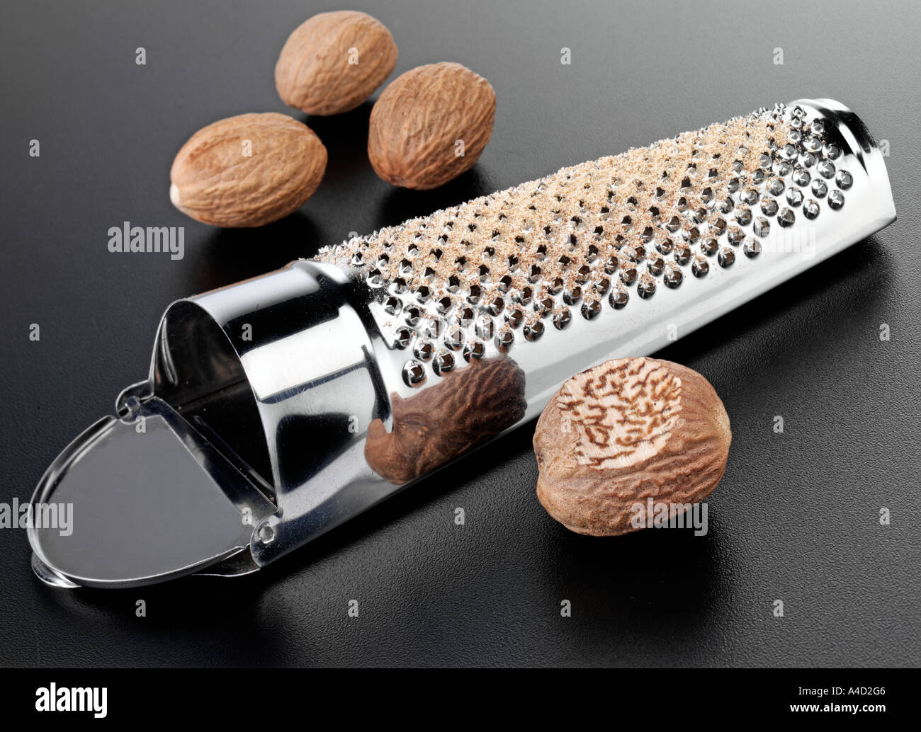 NUTMEG AND GRATER Stock Photo Alamy