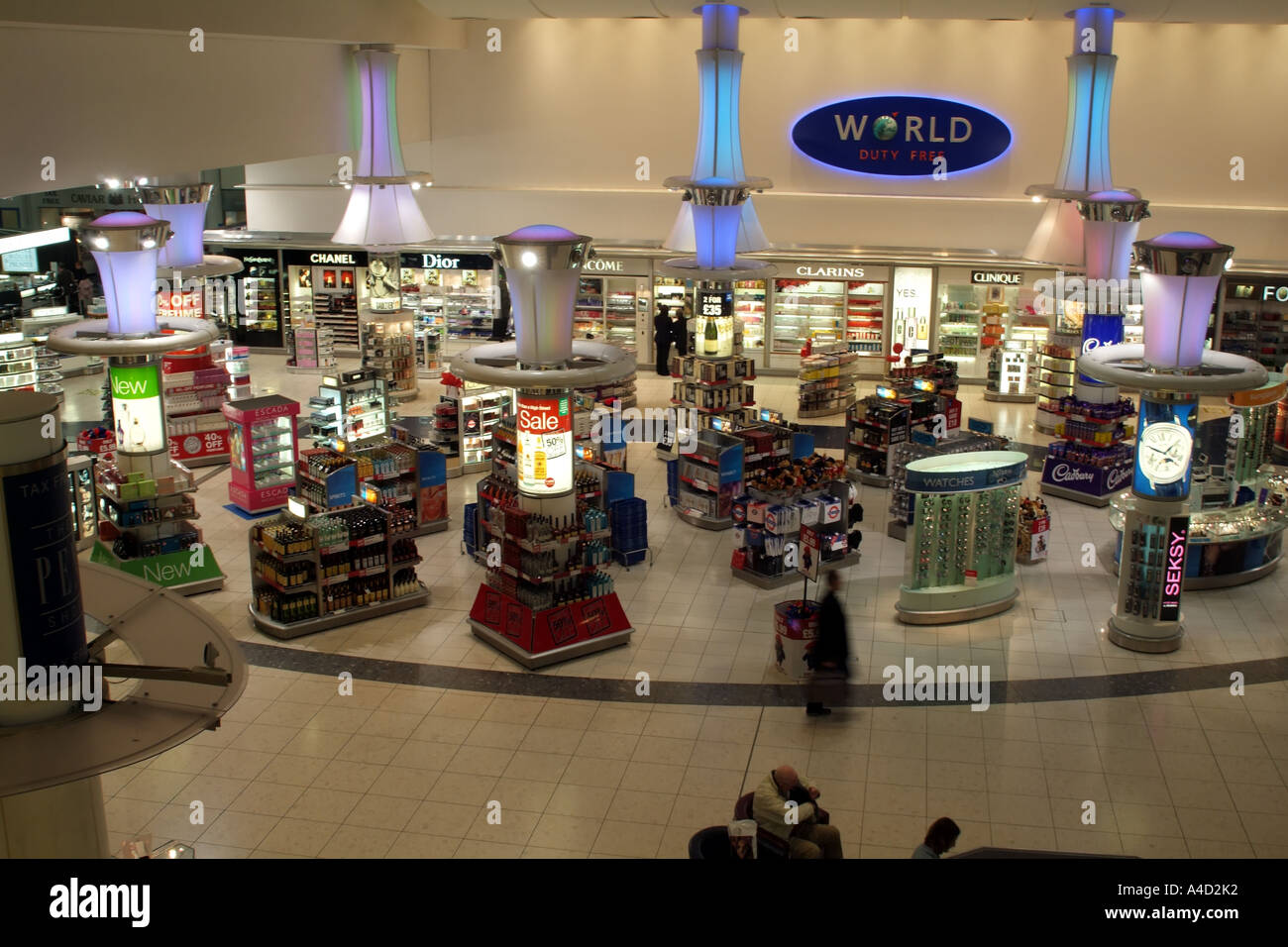 London Gatwick Airport North Terminal departures area southern England
