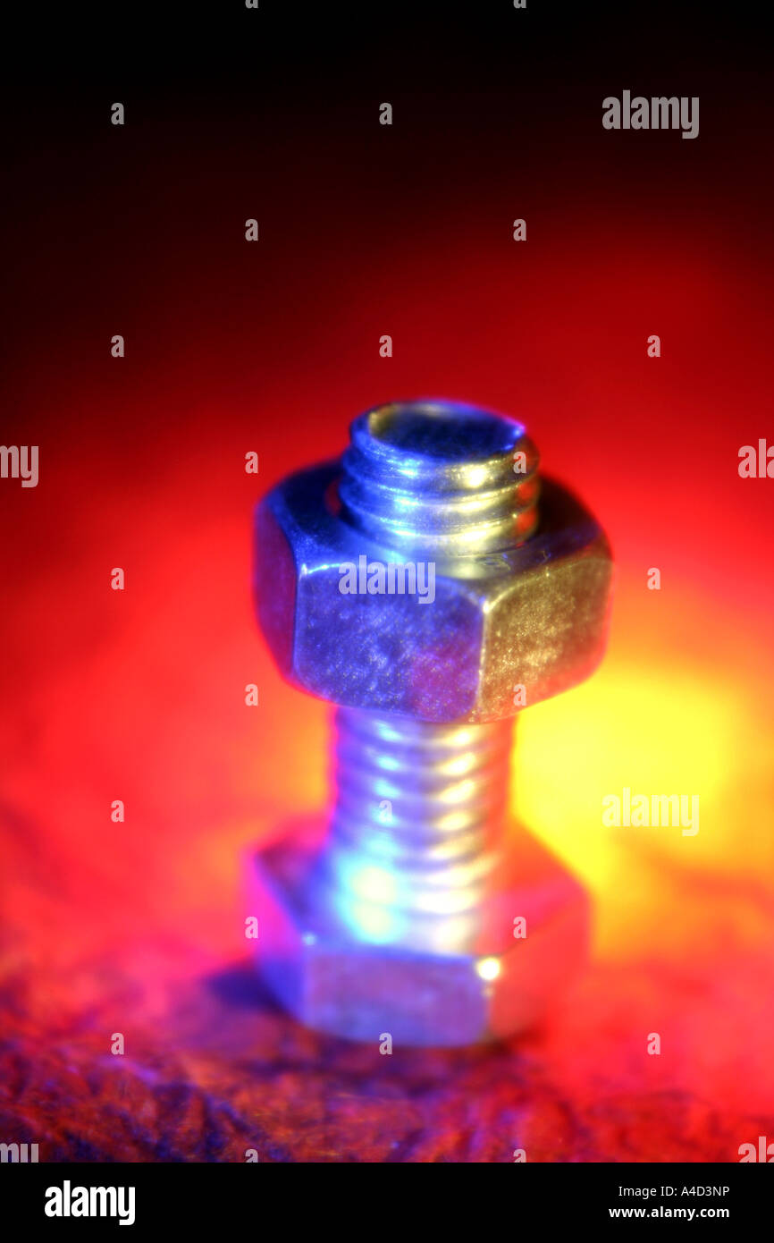 Nut and bolt Stock Photo Alamy