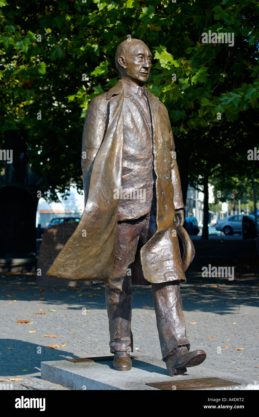 Statue of Konrad Adenauer Berlin Germany Stock Photo