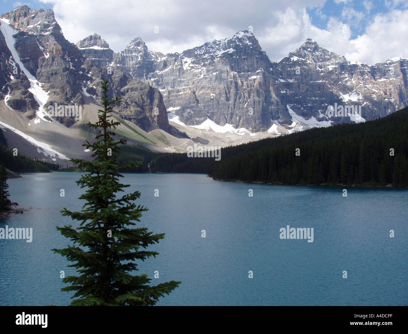 Moraine Lake, Banff National Park, Canada Stock Photo