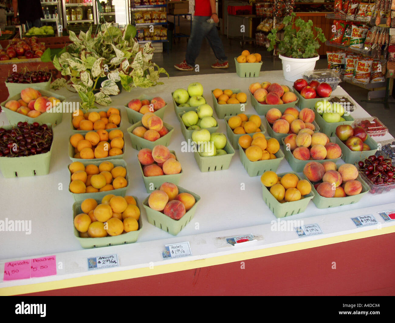 Fruit Stand, Keremeos, BC Canada Stock Photo Alamy