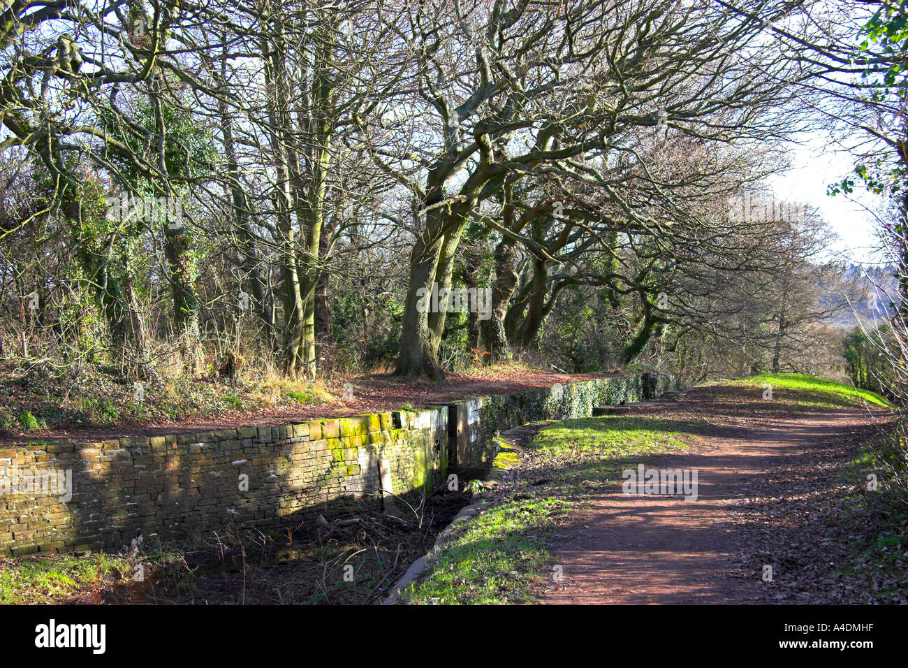 Fourteen Locks Canal Centre High Cross Newport South East Wales Stock