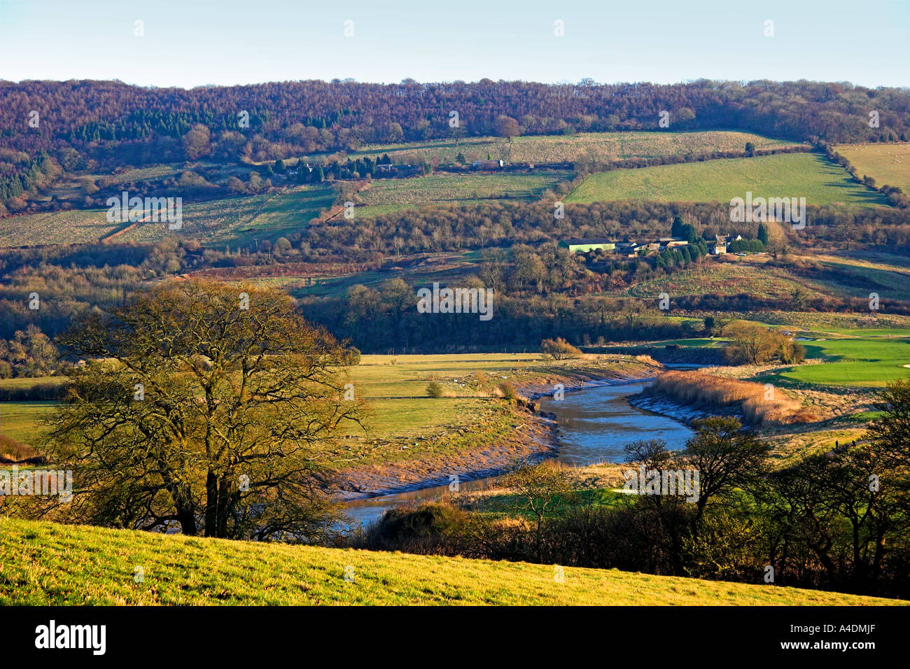 East bank river usk hi-res stock photography and images - Alamy