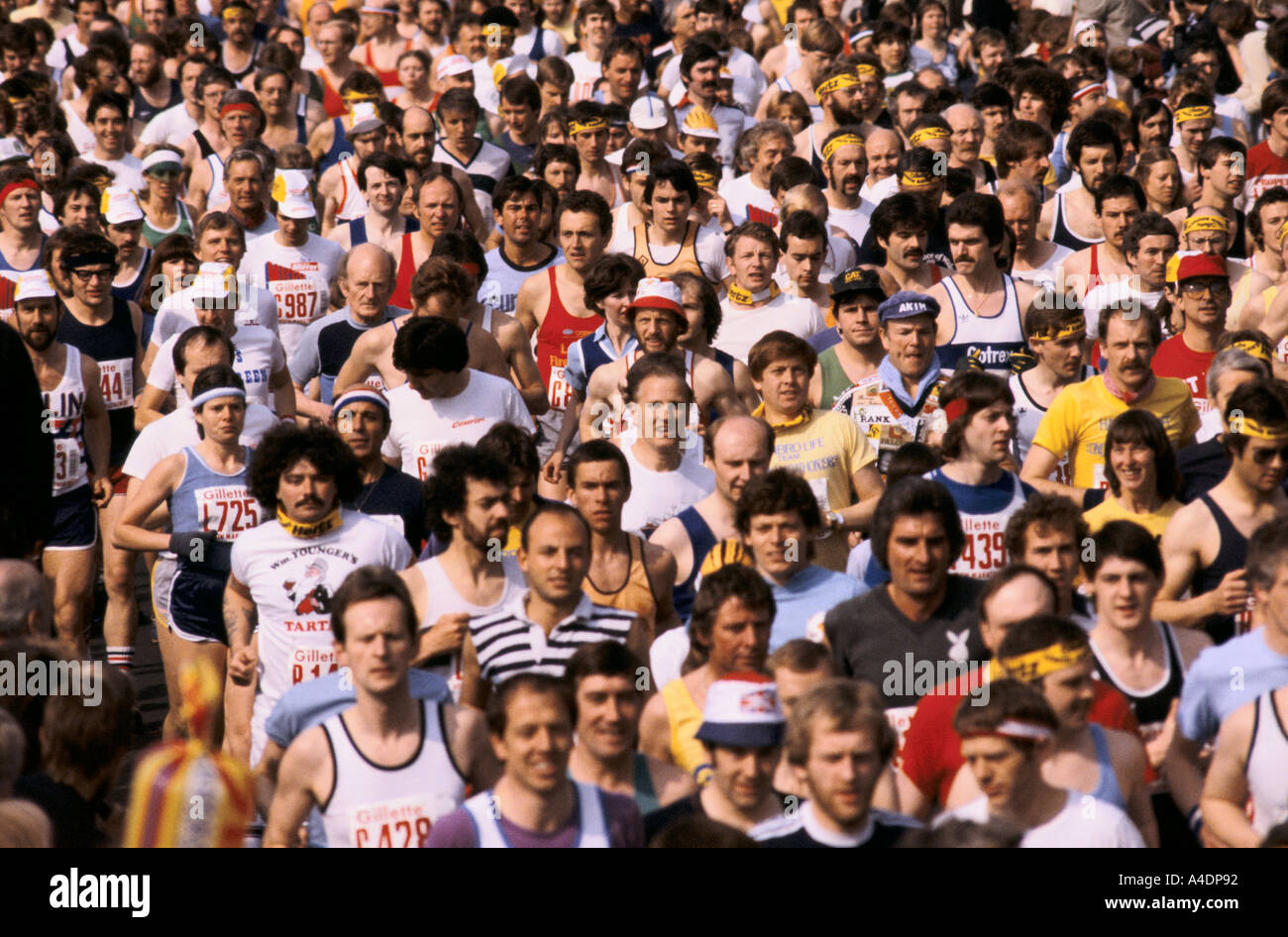 The London marathon Stock Photo
