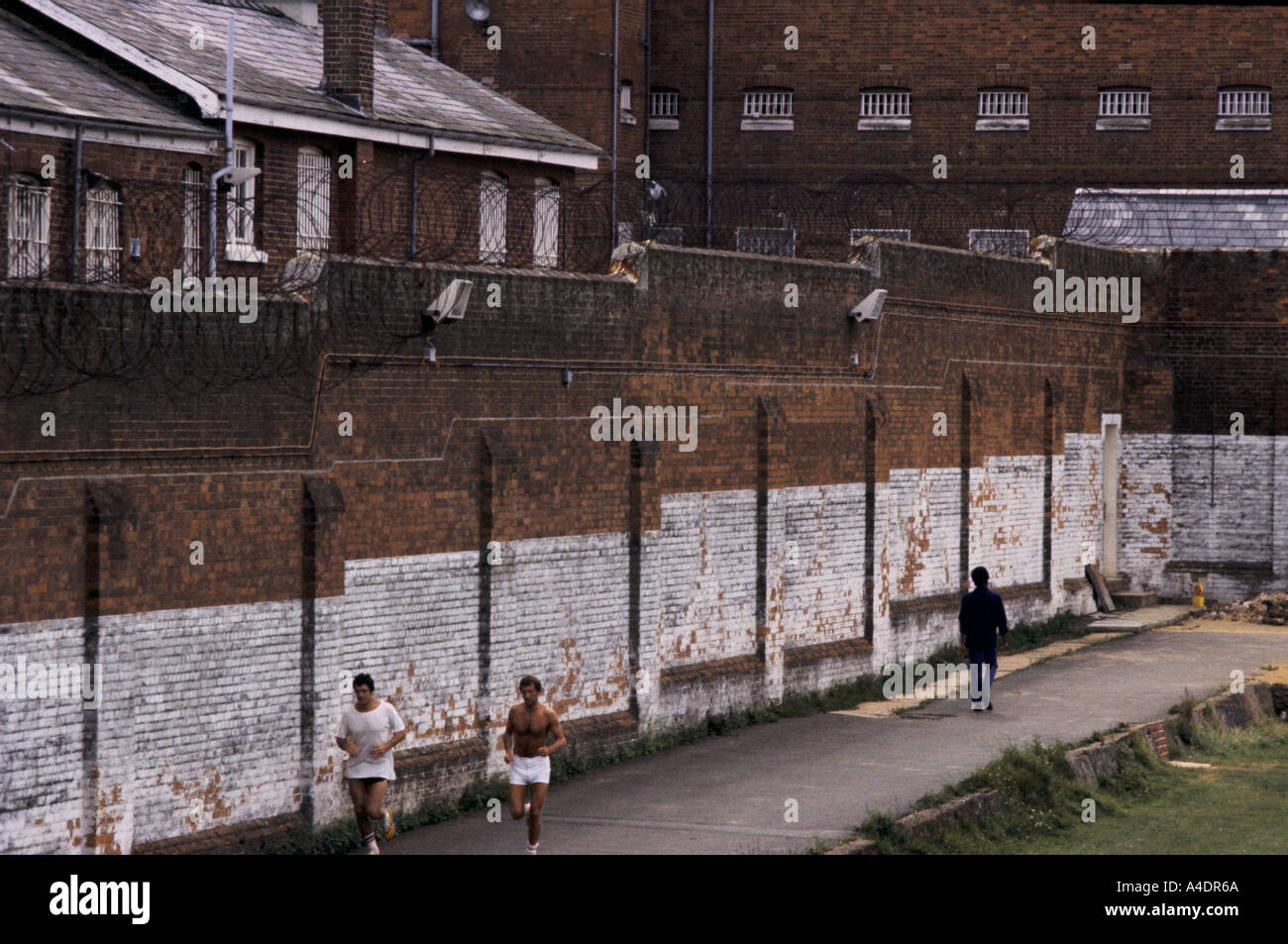 Parkhurst prison exercise yard Stock Photo Alamy