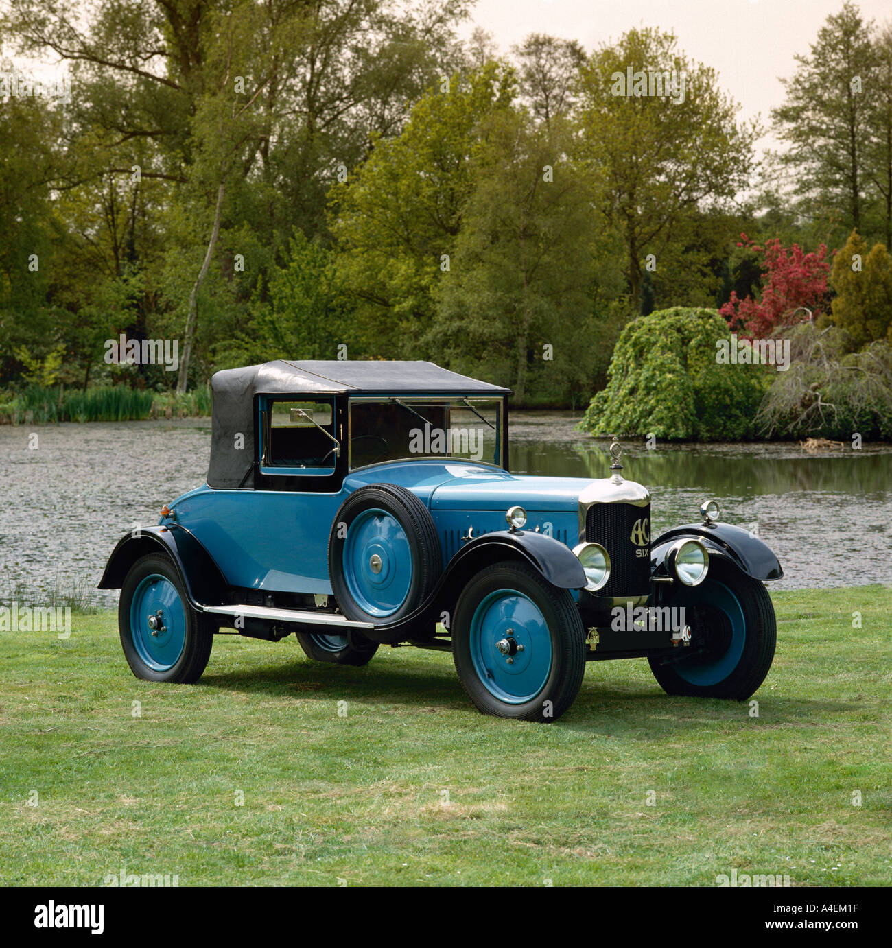 1925 AC Acedes Royale drophead coupe with dickey Country of origin United Kingdom Stock Photo
