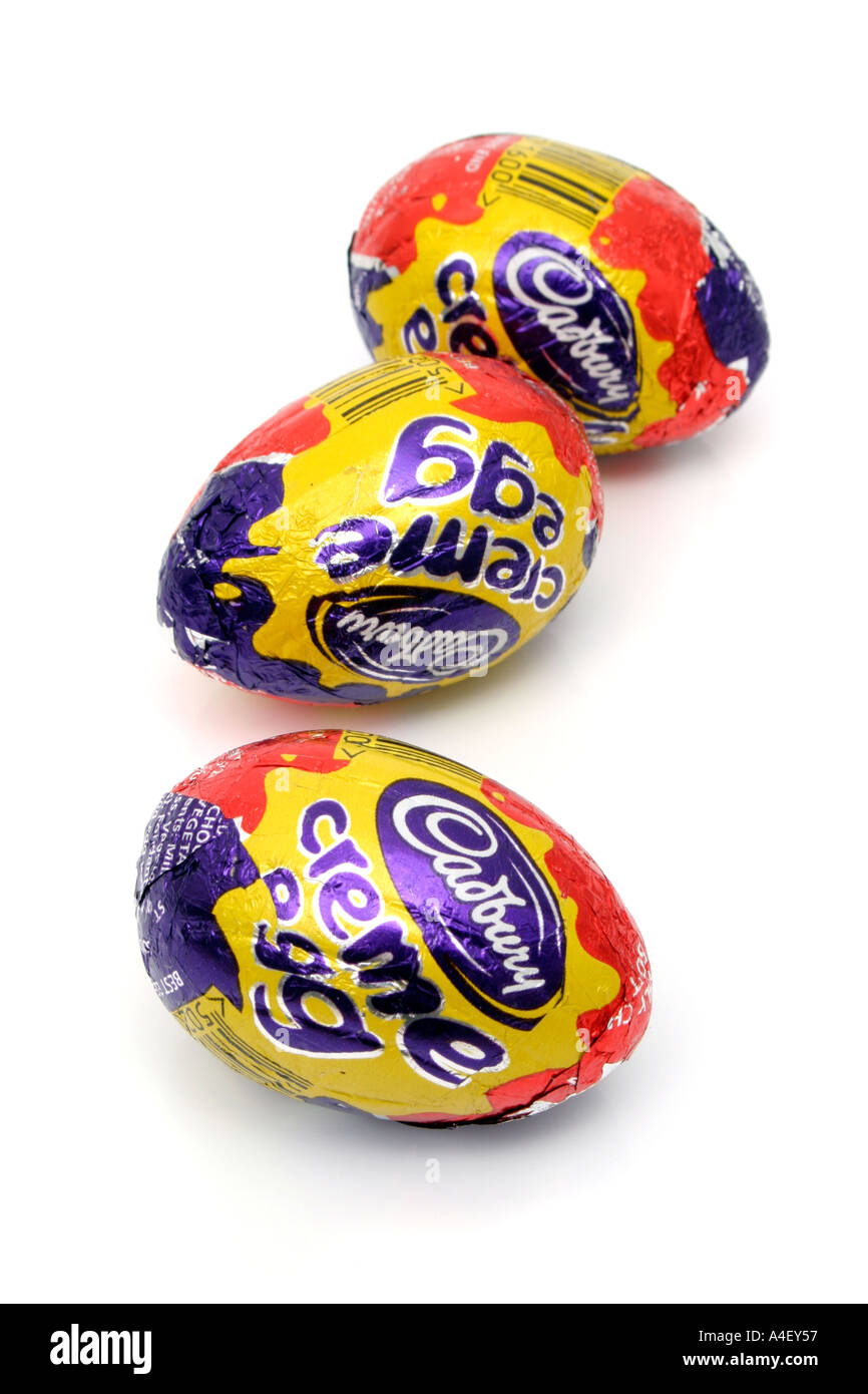 Chocolate easter eggs still life on a white background Stock Photo Alamy