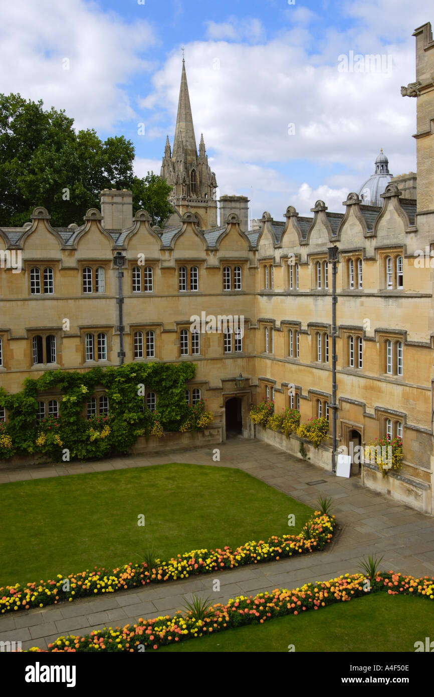 Main Quad University College Oxford Stock Photo Alamy