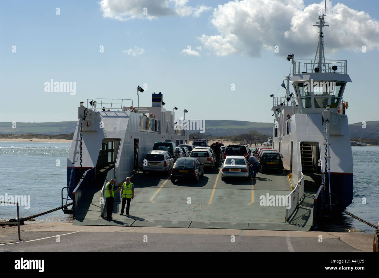 Sandbanks Ferry, Poole, Dorset Stock Photo Alamy