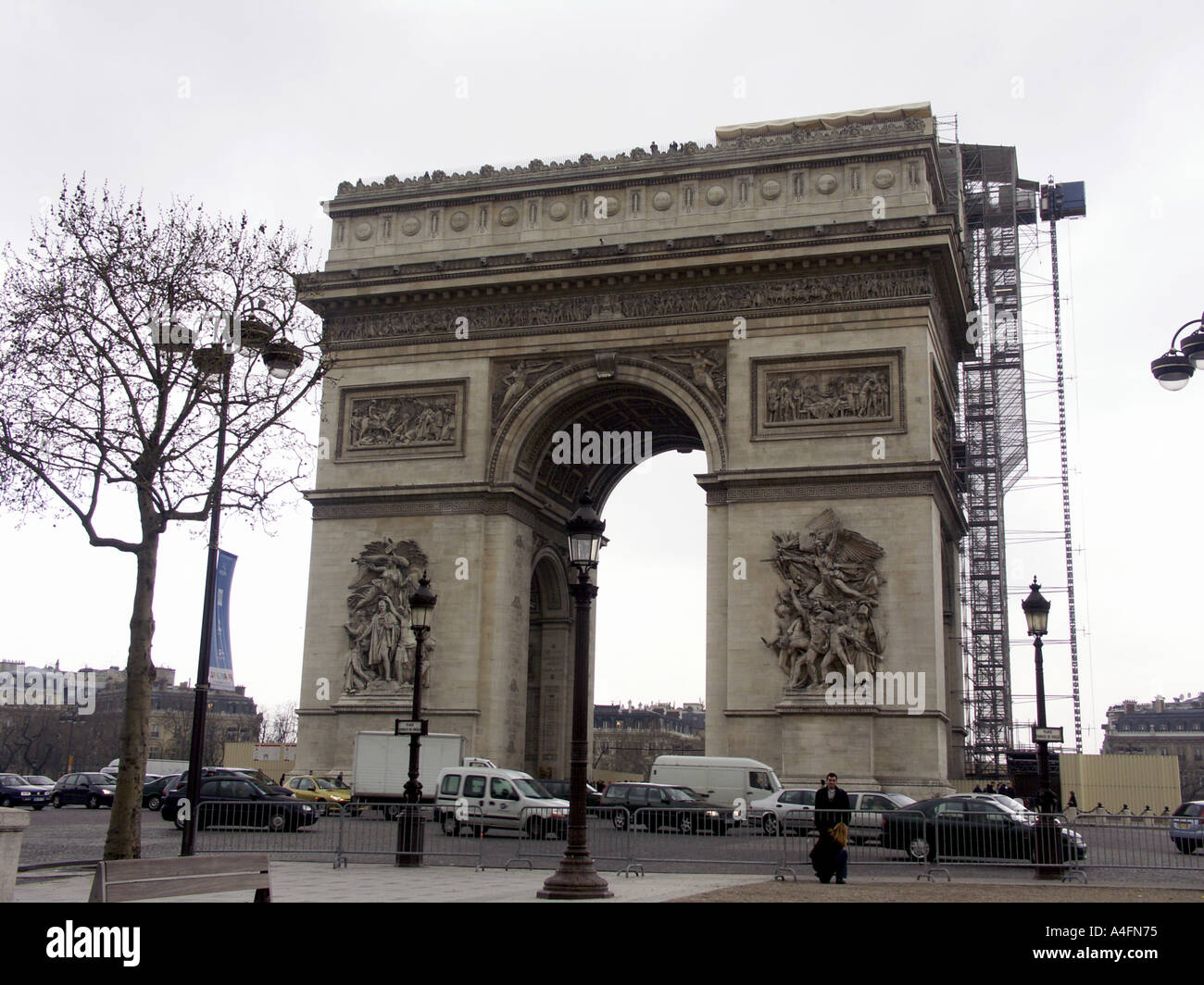 Arc de Triomphe Stock Photo